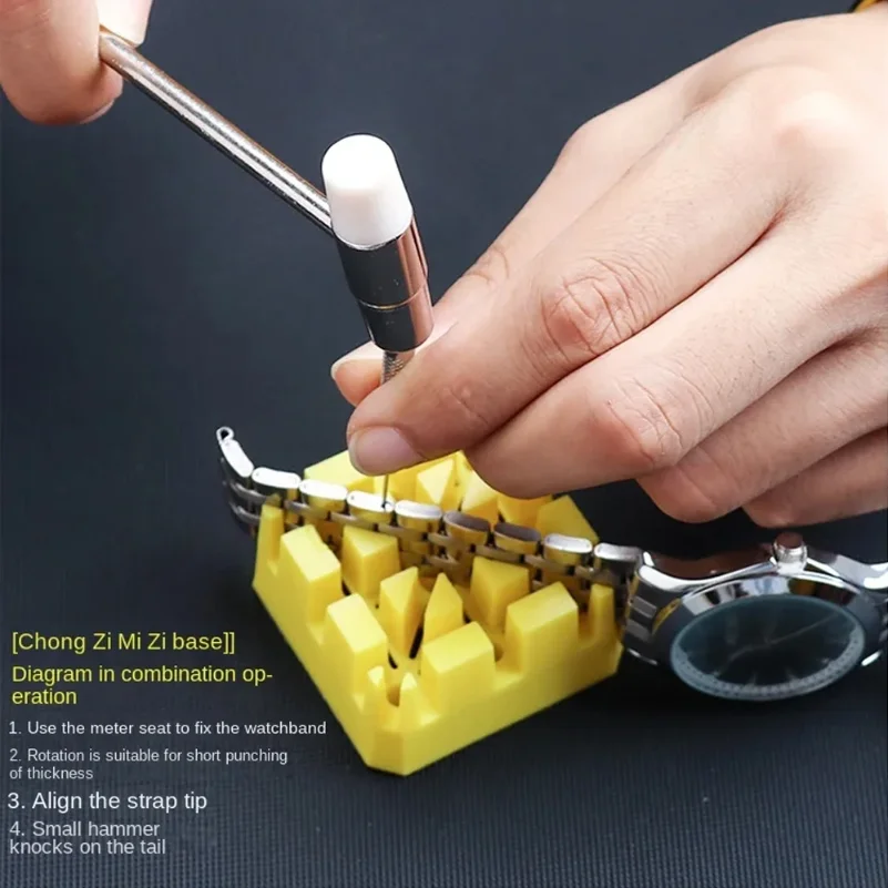 147 Parts Watch Repair Tool Kit for Disassembly Installation Maintenance Adjusting Straps Replacing Batteries thumbnail 5