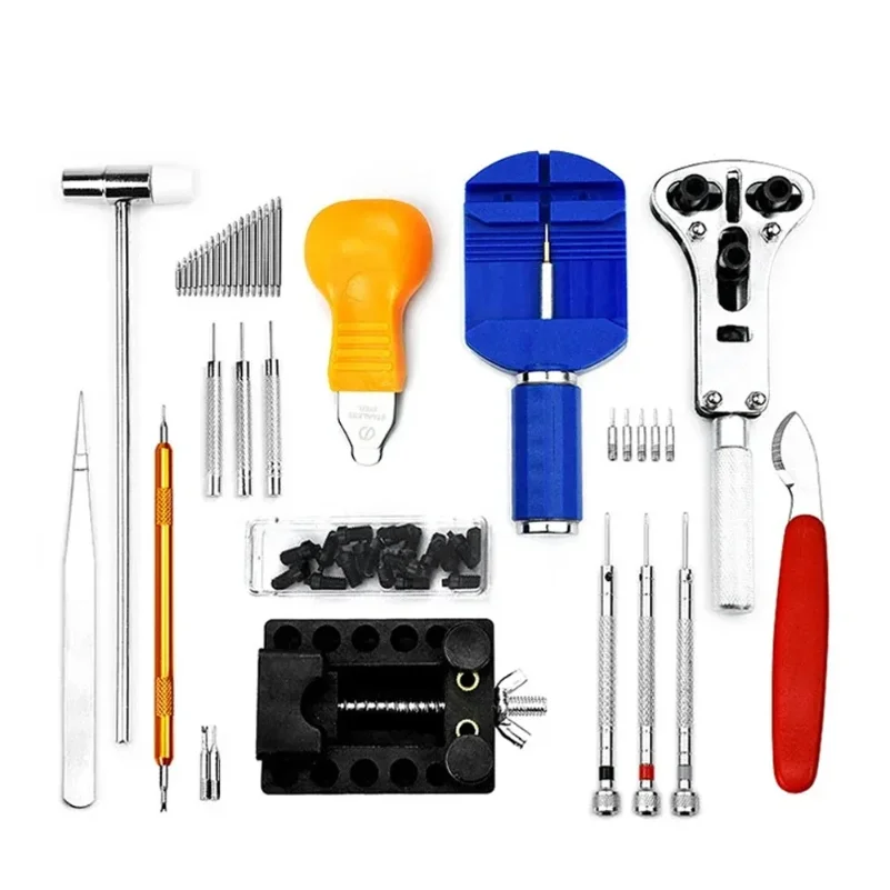 147 Parts Watch Repair Tool Kit for Disassembly Installation Maintenance Adjusting Straps Replacing Batteries thumbnail 2