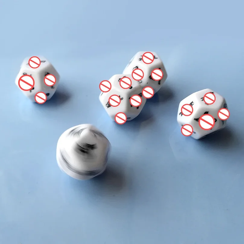 12 Sides Sexy Funny Dice Party Gifts Cubes Adults Love Humour Gambling Sex Romance Erotic Kama Sutra Craps Sexy Games Dices Toys thumbnail 6