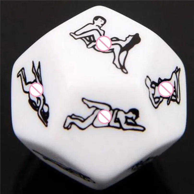 12 Sides Sexy Funny Dice Party Gifts Cubes Adults Love Humour Gambling Sex Romance Erotic Kama Sutra Craps Sexy Games Dices Toys thumbnail 3