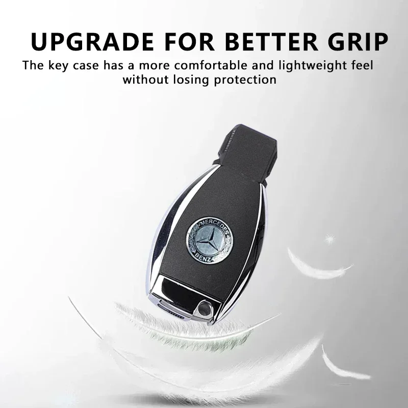 For Mercedes Benz Apple Tree AMG CLA GLA GLC GLE W204 W212 W220 W205 Key Case Rear Back Cover Key Shell Accessories thumbnail 5