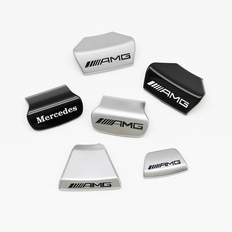 3D Car Steering Wheel Emblem Sticker Interior Badge Accessorie For Mercedes Benz AMG W205 W168 W108 AMG W176 W204 W212 GLC thumbnail 6