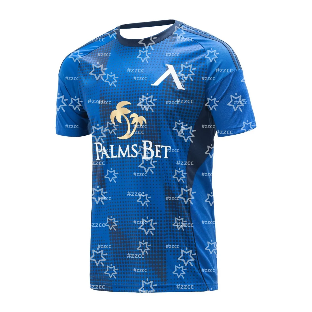 25-26 Levski Sofia home football jersey training set Bulgarian fan gift Summer Sports Men's T-Shirt Kid's Tee beach T-shirt