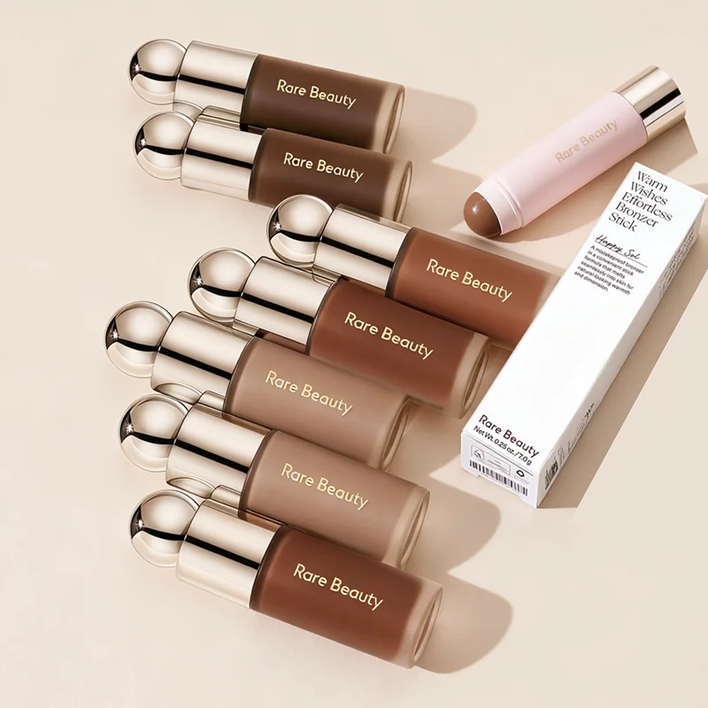 Rare Beauty 3D Face Contour Liquid Bronzer Shade Smooth Highlight Mirror Lasting Natural Nose Shadow Waterproof Brighten Makeup thumbnail 2