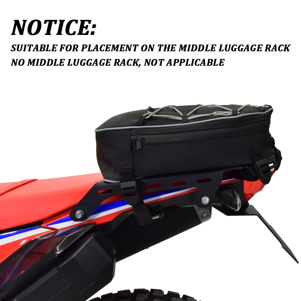 For Ducati Multistrada V4S/Rally/Pikes Peak Motorcycle Rear Fender Tail Bag 12L Dirt Bike Enduro Tool Bags Universal Storage thumbnail 2