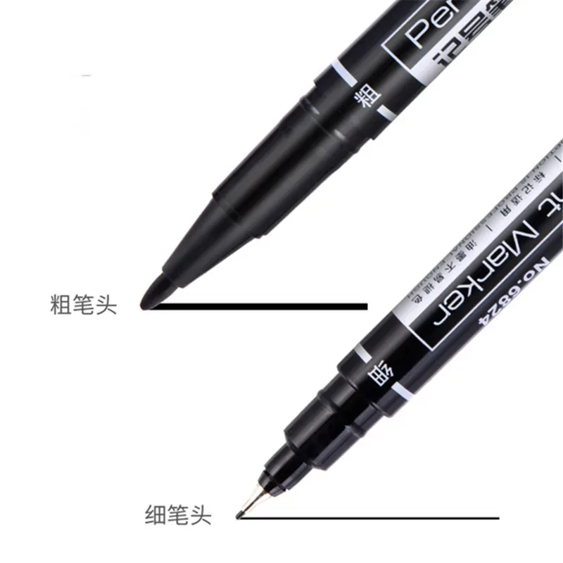 1/3Pcs Colour Two Nib Waterproof Ink Art Markers Permanent Student School Office Supplies Painting Pen thumbnail 3