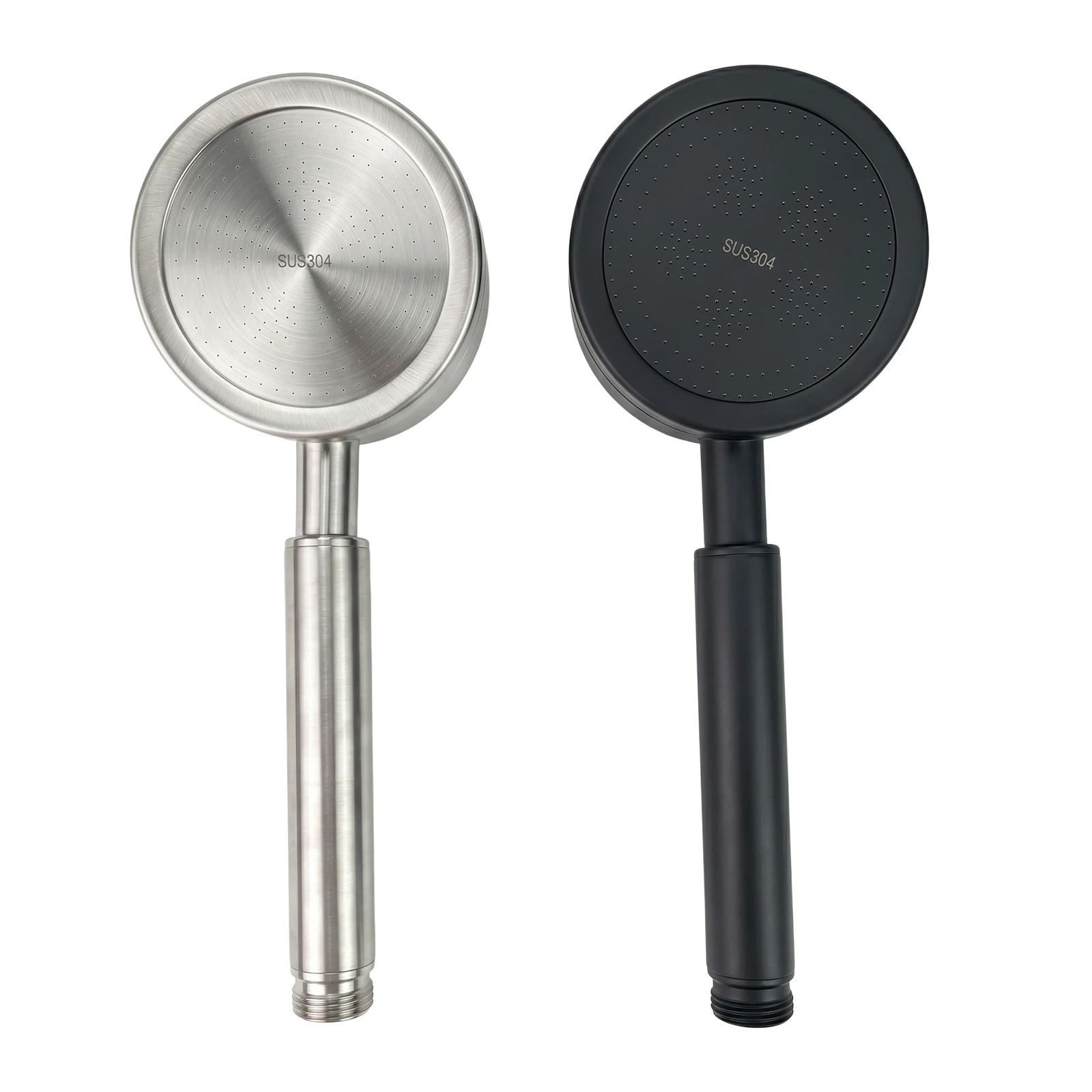 304 Stainless Steel Handheld Shower Head  High Pressure Booster   Universal Connector  Bathroom Shower Sprayer for Home Bath thumbnail 6