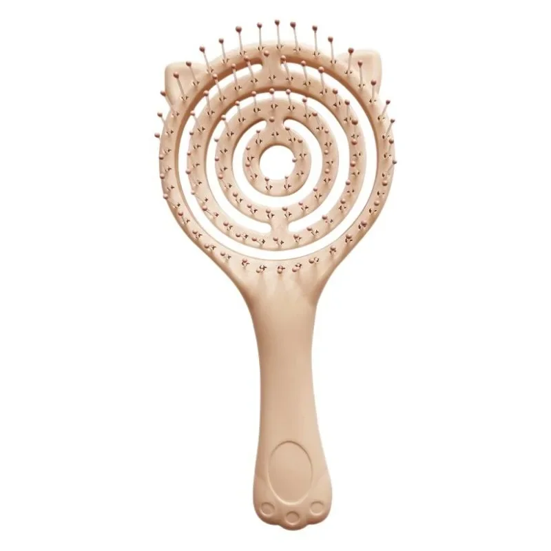 New Arrival Hair Styling Comb-Hollow-Out Rib Comb & Portable Air Cushion Design, Suitable for Kids,Anti-Tangle, Gentle Grooming thumbnail 5