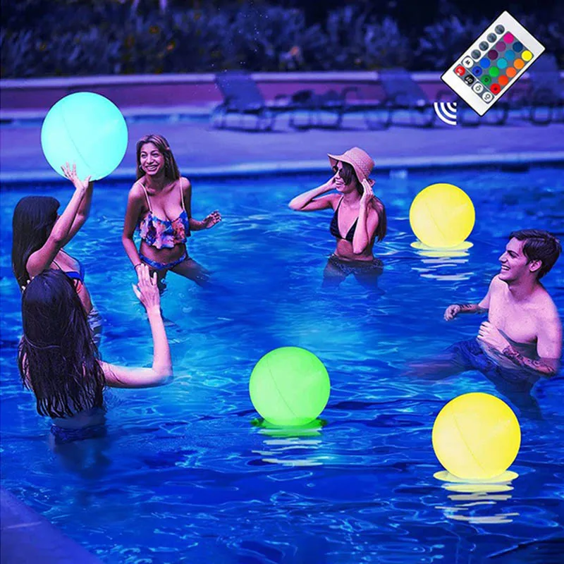 1/2 PCS Water Party LED Light Ball Outdoor Floating Changing Color Lights Suitable For Garden Beach Ball Pool Glow Toy With Pump thumbnail 5