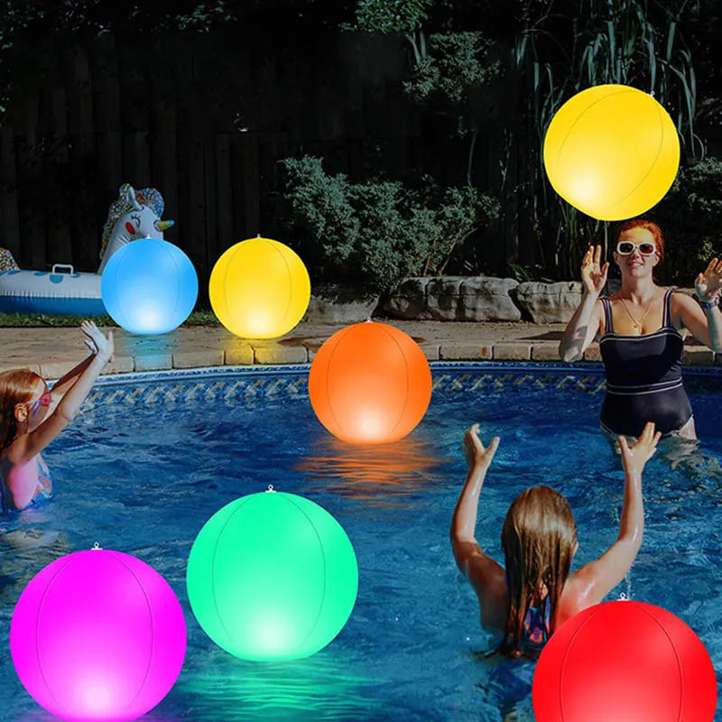 1/2 PCS Water Party LED Light Ball Outdoor Floating Changing Color Lights Suitable For Garden Beach Ball Pool Glow Toy With Pump thumbnail 6