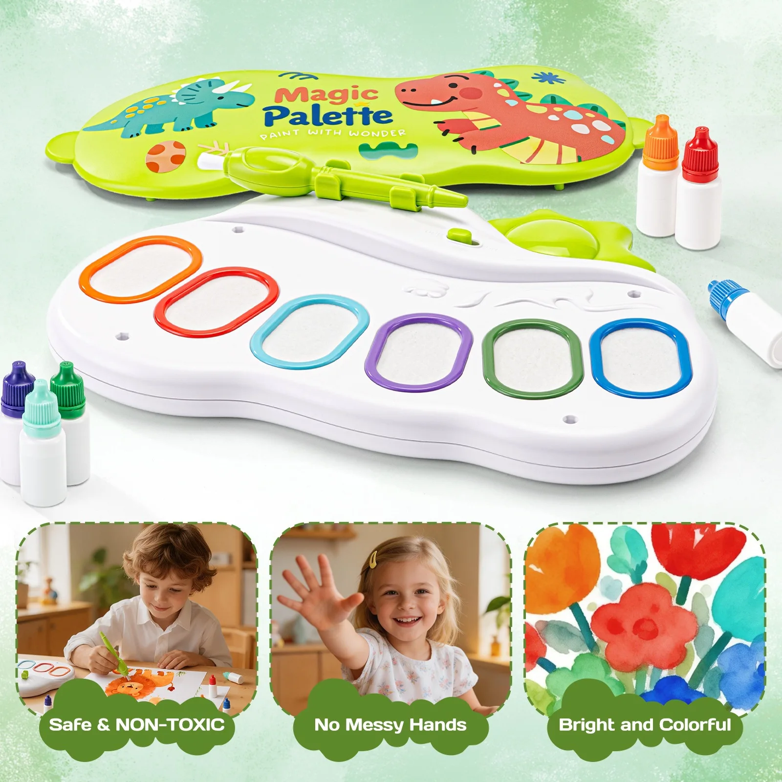 Children's Graffiti Drawing Magic Drawing Board Toy Set Early Education Enlightenment Drawing Colorful Birthday Gift Puzzle Toy thumbnail 2