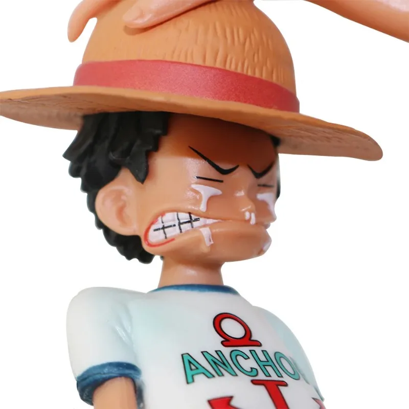 18cm One Piece Anime Figure Four Emperors Shanks Straw Hat Luffy Action Figure Sabo Ace Sanji Roronoa Zoro Figurine toy thumbnail 3
