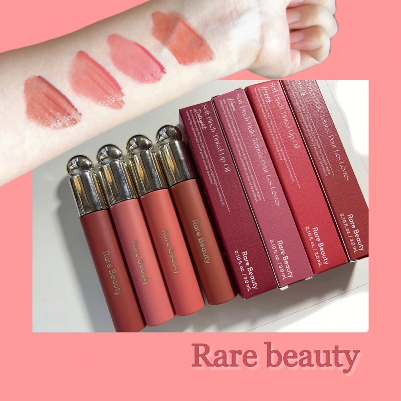 Rare Beauty Makeup Soft Pinch Tinted Lip Oil Stain Lip Gloss Delight Hope Happy Wonder Liquid Blush Cosmetics Face Eye Blusher thumbnail 6