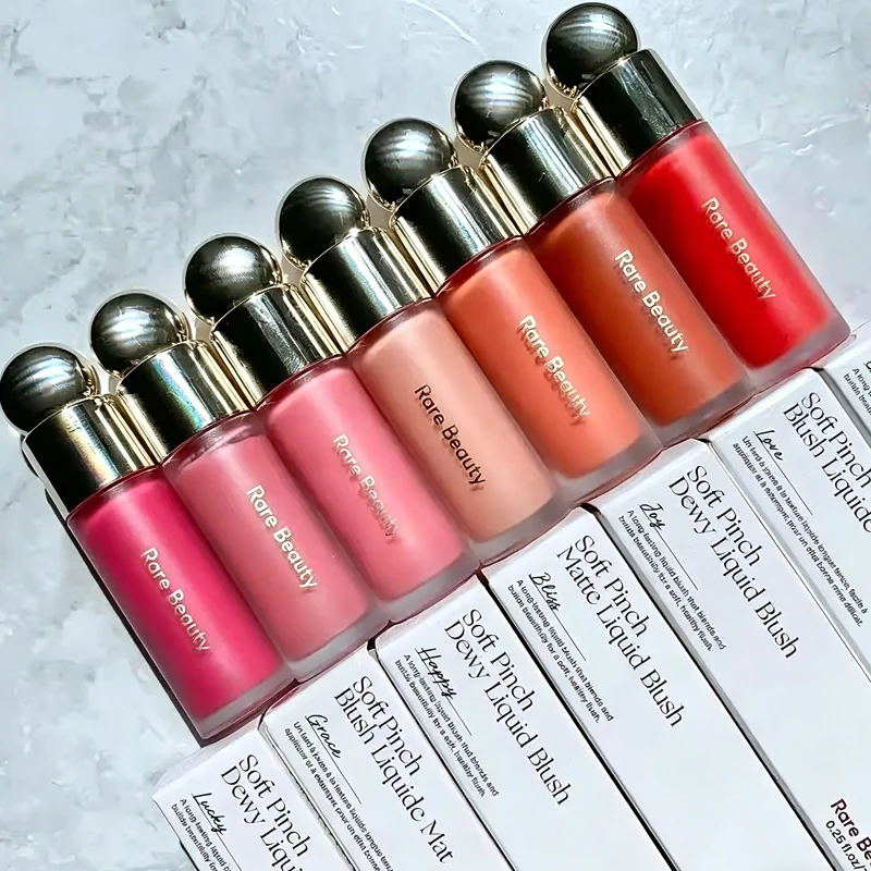 Rare Beauty Makeup Soft Pinch Tinted Lip Oil Stain Lip Gloss Delight Hope Happy Wonder Liquid Blush Cosmetics Face Eye Blusher thumbnail 4