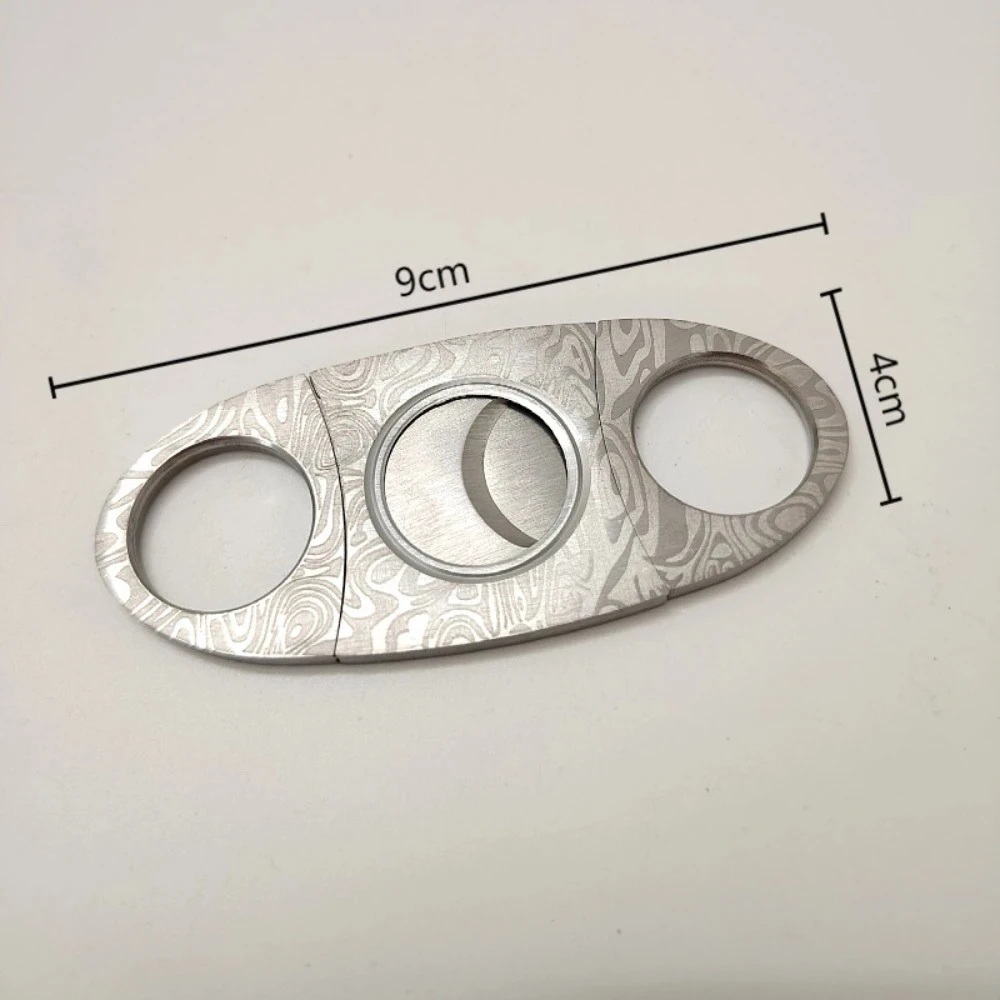 Classic Stainless Steel Cigar Cutter Sharp Manual Tool Premium Smoking Accessory Ideal Christmas Gift for Men thumbnail 6