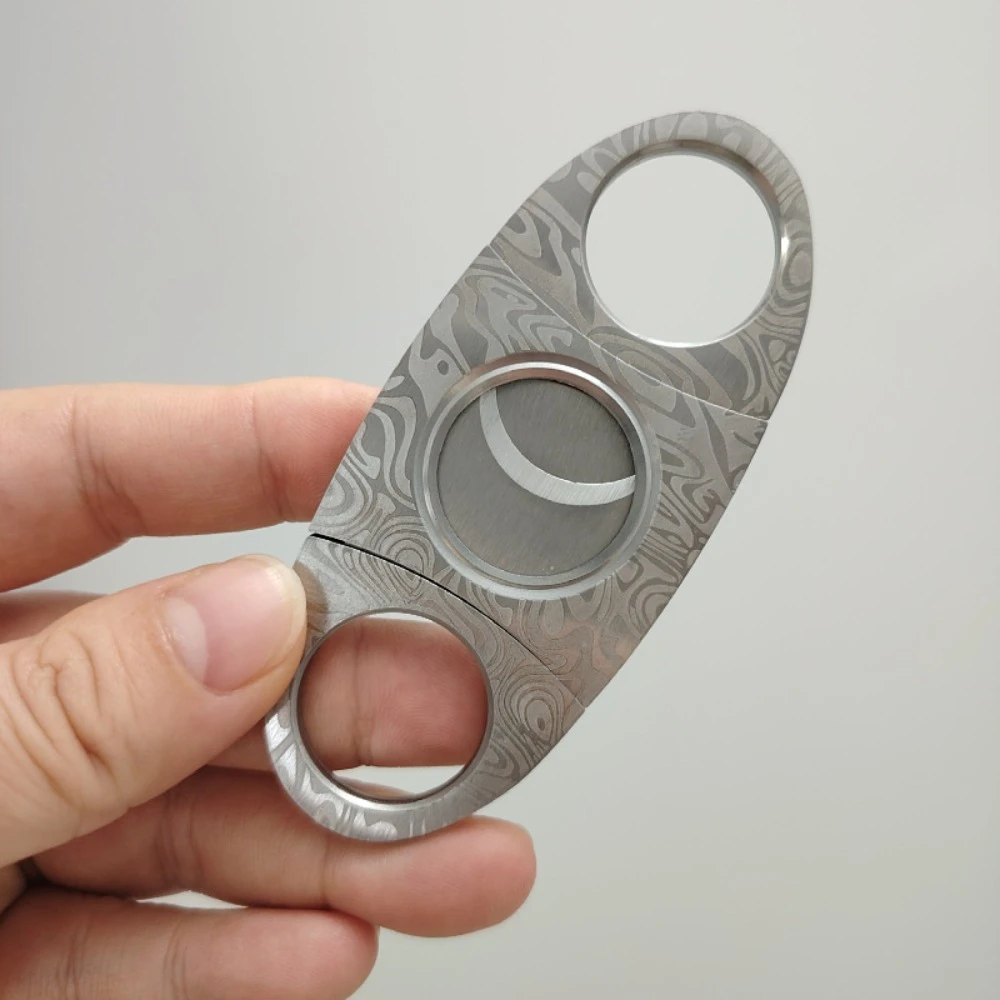 Classic Stainless Steel Cigar Cutter Sharp Manual Tool Premium Smoking Accessory Ideal Christmas Gift for Men