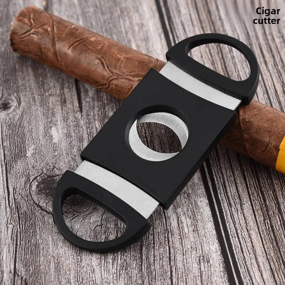Classic Stainless Steel Cigar Cutter Sharp Manual Tool Premium Smoking Accessory Ideal Christmas Gift for Men thumbnail 3
