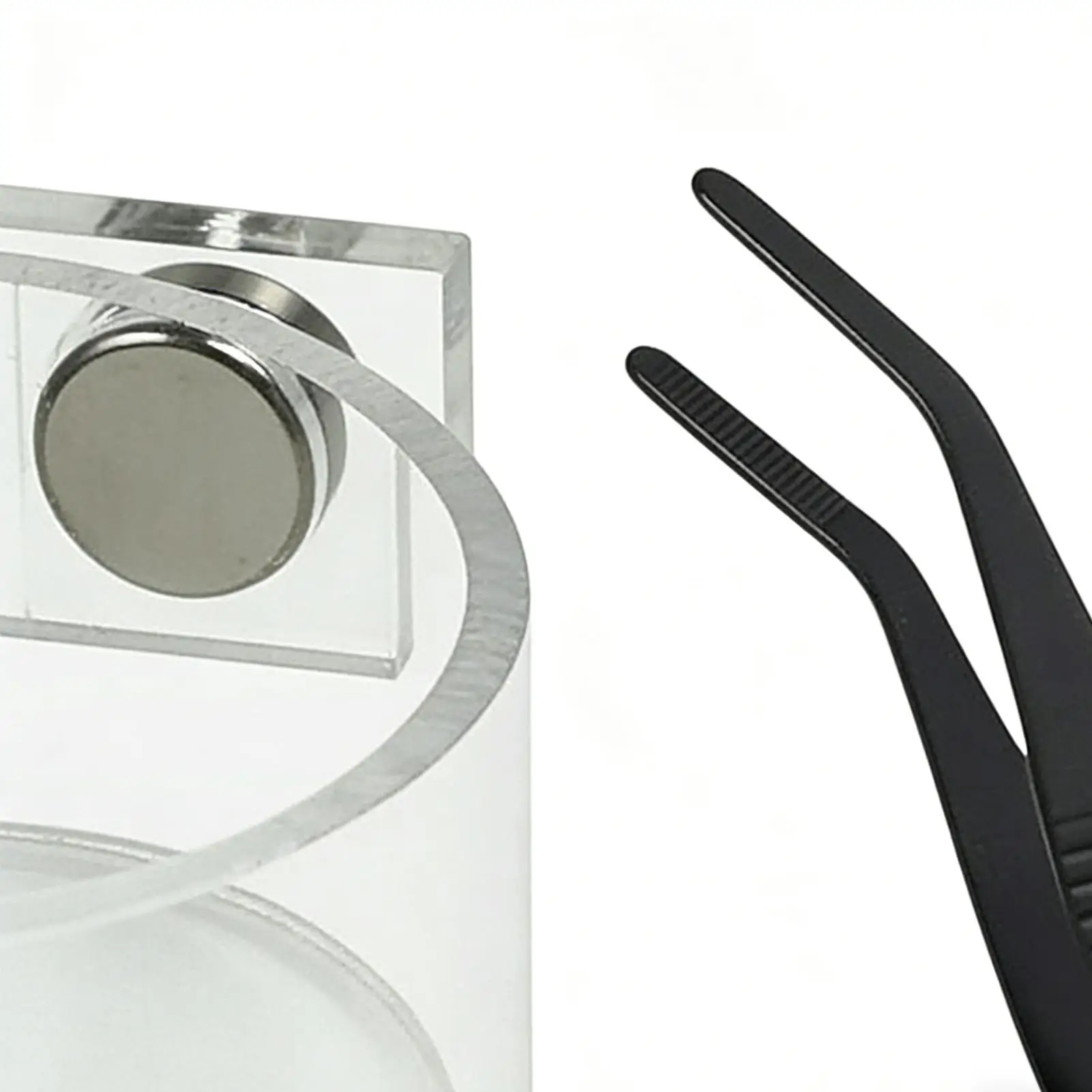 Acrylic Magnetic Reptile Feeding Bowl with Tweezers, Small Water Dish for Jumping Spider Tarantula Mantis Terrarium Supplies thumbnail 5