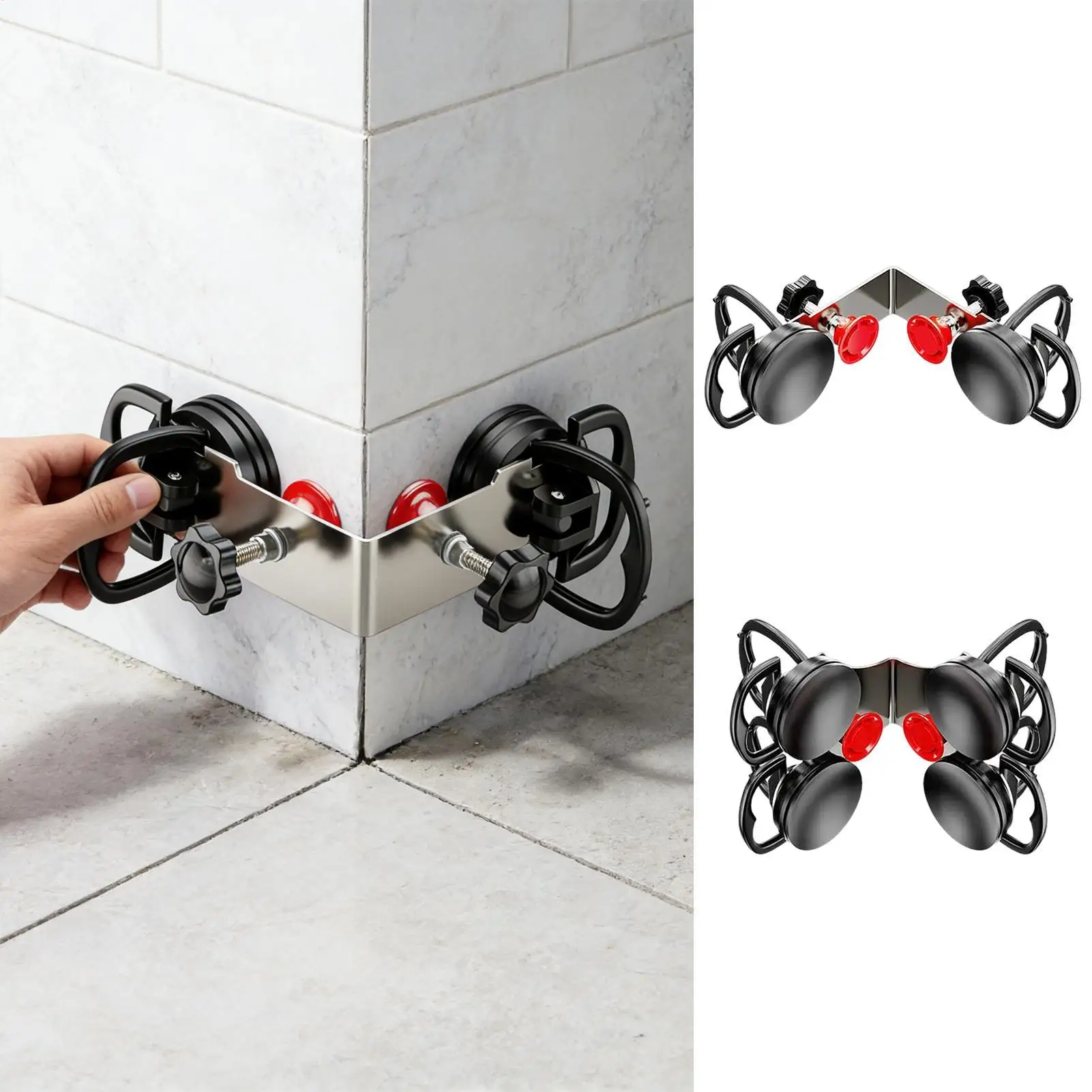 90 Degree Heavy Duty Suction Cup Floor Gap Fixer Granite Durable Guide Setter Slab Clamp Convenient for Alignment Repair Marble thumbnail 2