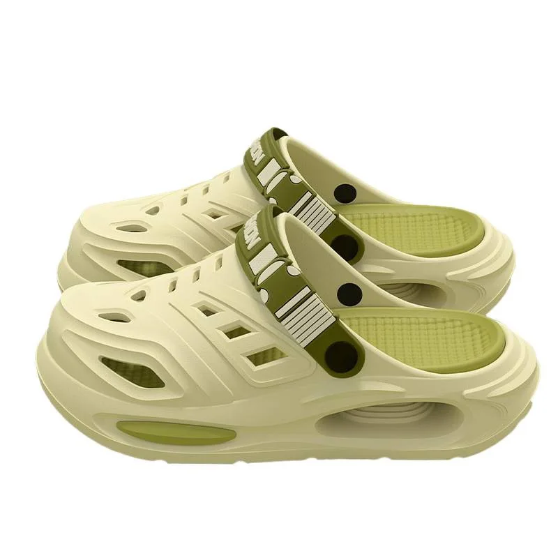 Arch support, anti slip, soft sole, wear-resistant cool slippers for wearing, thick sole breathable odor proof summer hole shoes thumbnail 6