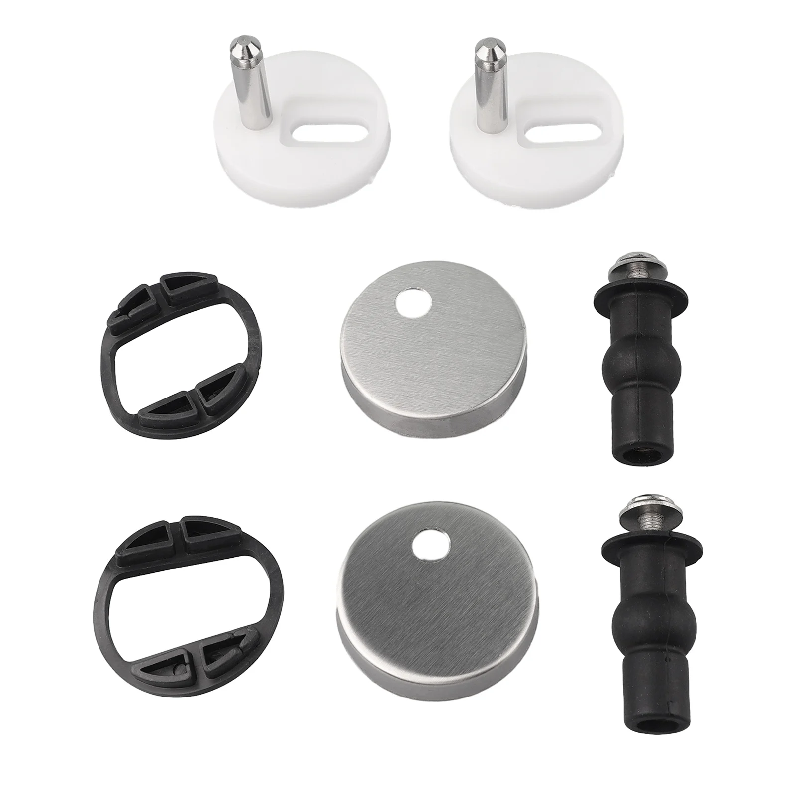 2x Toilet Seat Hinges Top Close Soft Release Quick Fitting Heavy Duty Hinge Pair Hinge Screw Toilet Accessories Hardware thumbnail 6