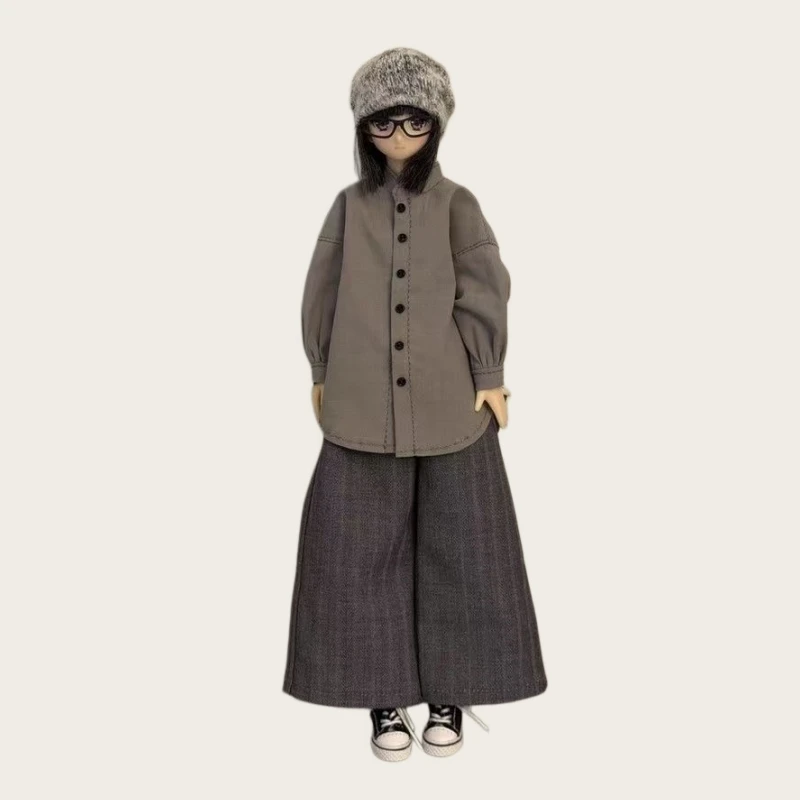 For OB22/24 Doll Handmade Loose Oversize Shirt For Azone 1/6 BJD Blythe Dolls Outfit Clothes thumbnail 6