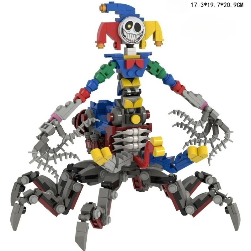 Moc Bobble Game Time 5 Joker Spidert  Building Block Assembly Small Particle Figurine Model Ornament Handmade Toy thumbnail 2