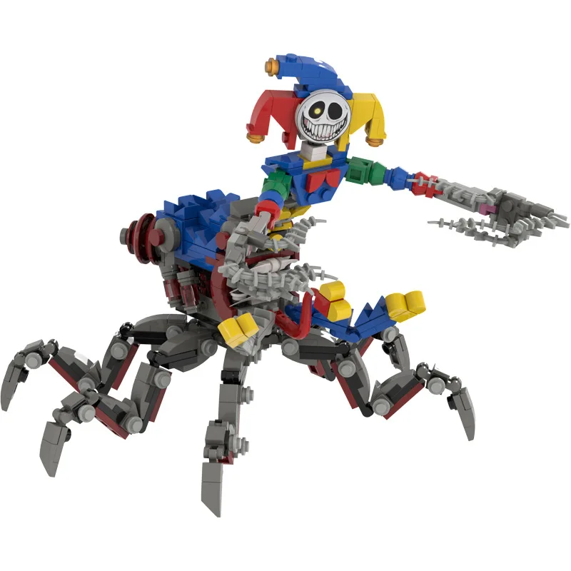 Moc Bobble Game Time 5 Joker Spidert  Building Block Assembly Small Particle Figurine Model Ornament Handmade Toy thumbnail 3