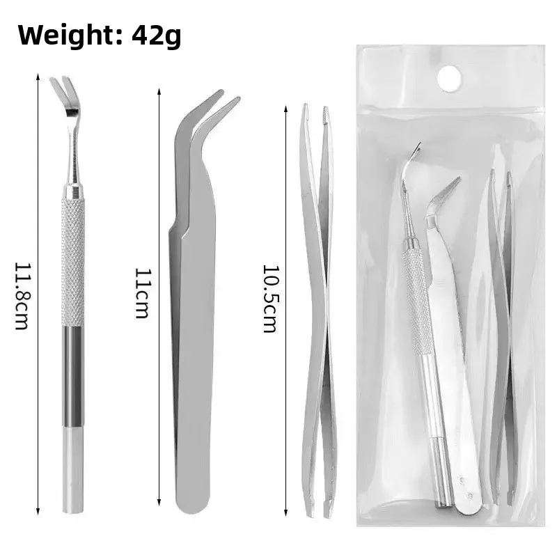 1Set Portable Tick Removal Tweezers Professional Painless Tick Remover Tool for Dogs Cats Pets Human Tick Extractor Accessories thumbnail 6
