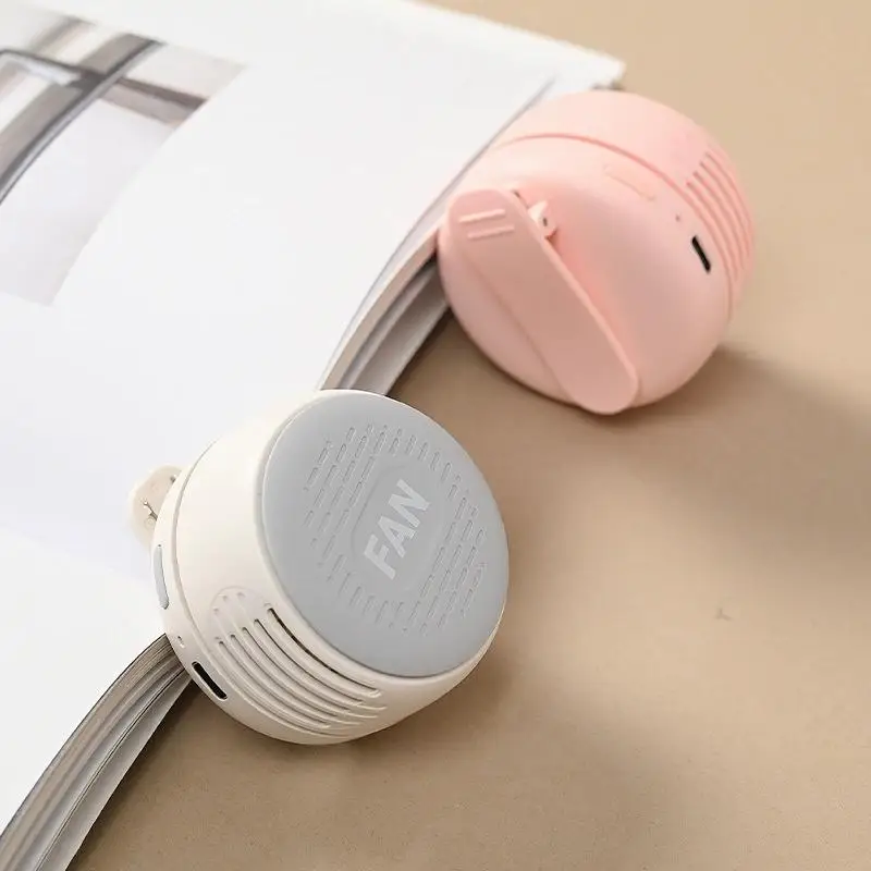 Portable Waist Fan USB Rechargeable Air Conditioner 3-Gear Mute Hanging Neck Fans Outdoor Sports Waist Clip On Whirlwind Fan thumbnail 5
