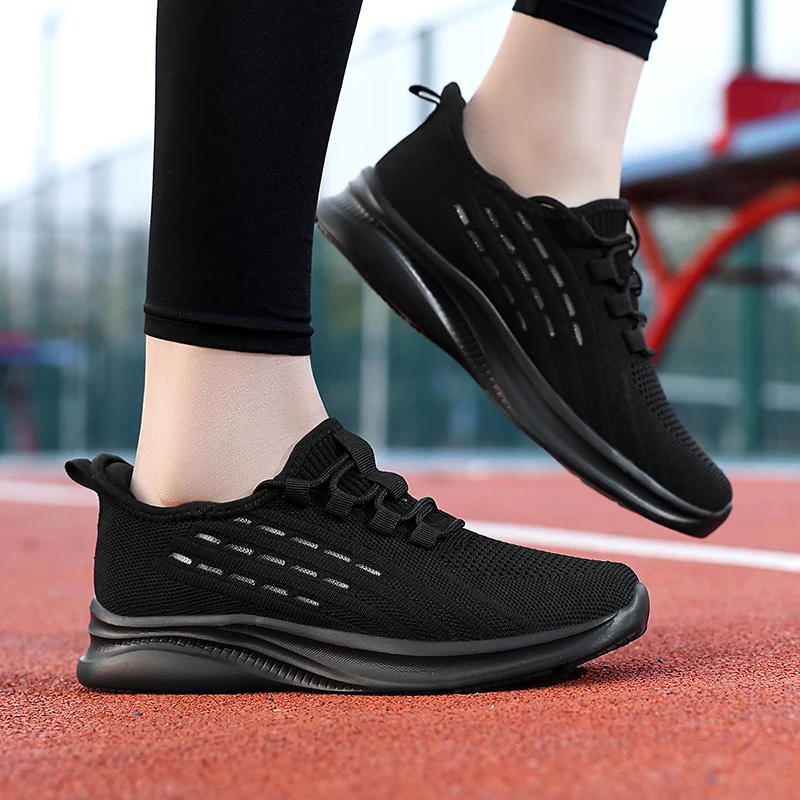Classic Women's Shoes Summer Sport Flat Walking Sneakers Lace-up Outdoor Breathable Running Shoes Size 35-42 thumbnail 4