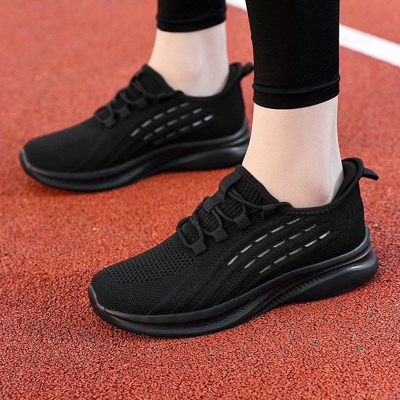 Classic Women's Shoes Summer Sport Flat Walking Sneakers Lace-up Outdoor Breathable Running Shoes Size 35-42 thumbnail 5