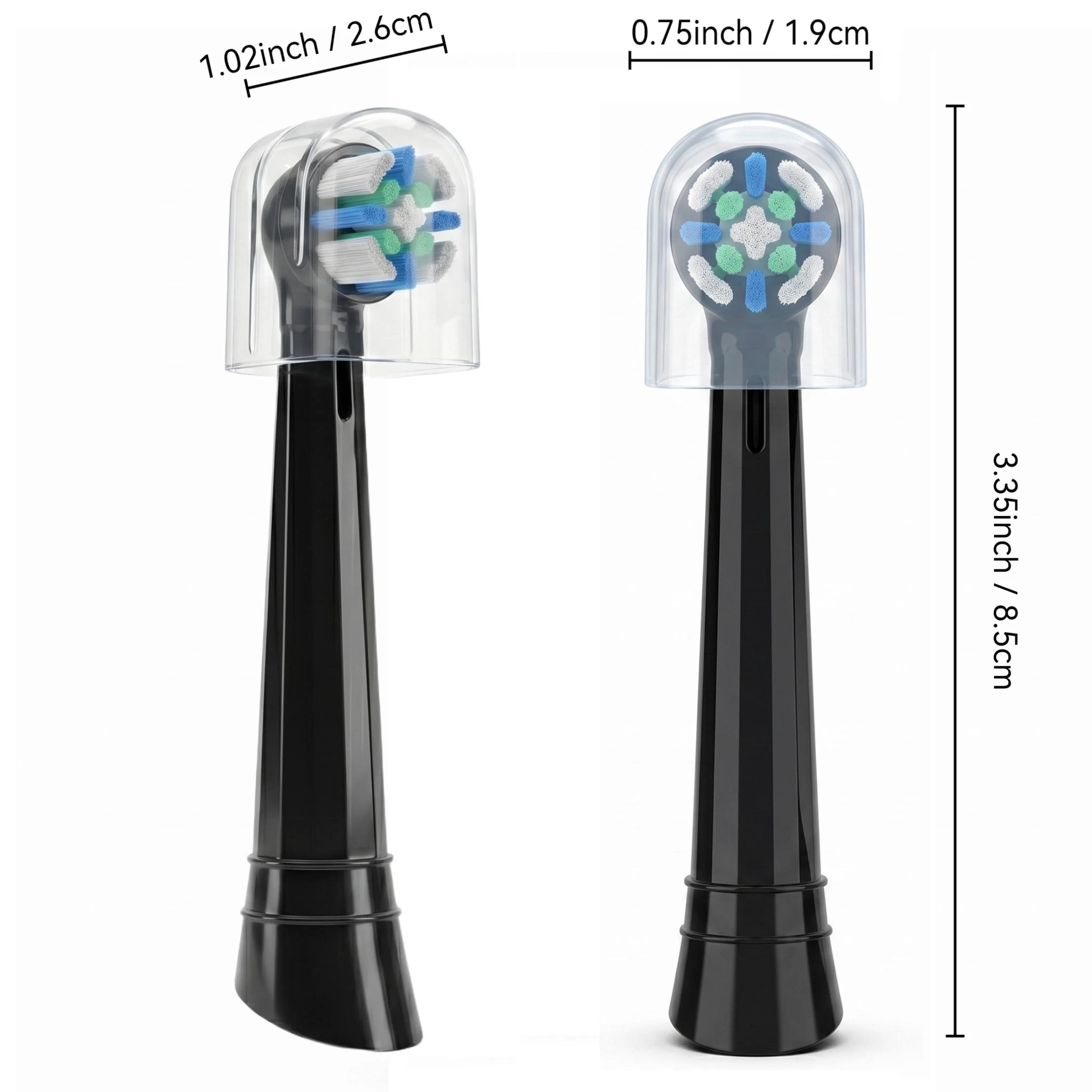 8Pcs/4Pcs Electric Toothbrush Replacement Heads Compatible with Oral iO Series Compatible with OLB thumbnail 6