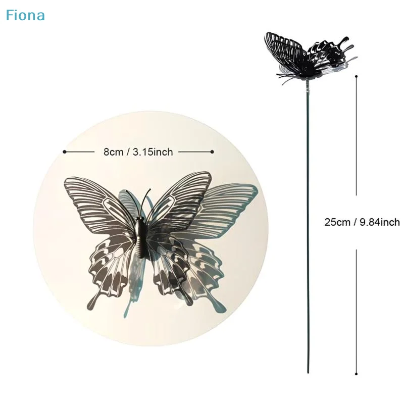 ✔3D Hollow Butterfly Stakes, 10/30Pcs Waterproof Garden Ornaments, Floral Picks for Yard, Pot and Wedding Decoration thumbnail 6