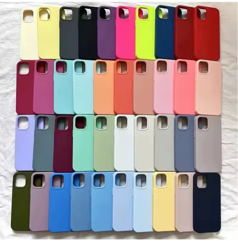 Liquid Silicone Case for IPhone 17 16 15 14 13 12 11 Pro Max Phone Style Protective With Box CoverCover thumbnail 2