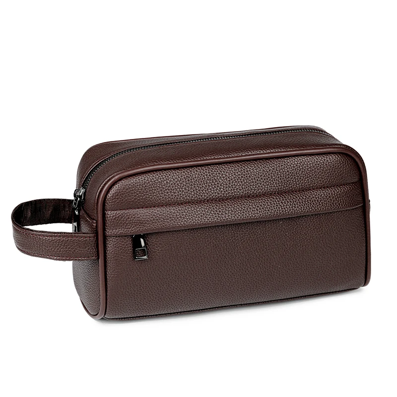 Business Clutches Fashion Soft PU Leather Men's Clutch Bags Solid Color Card Pack Phone Coin Purse Wallet Birthday Gift for Men thumbnail 5