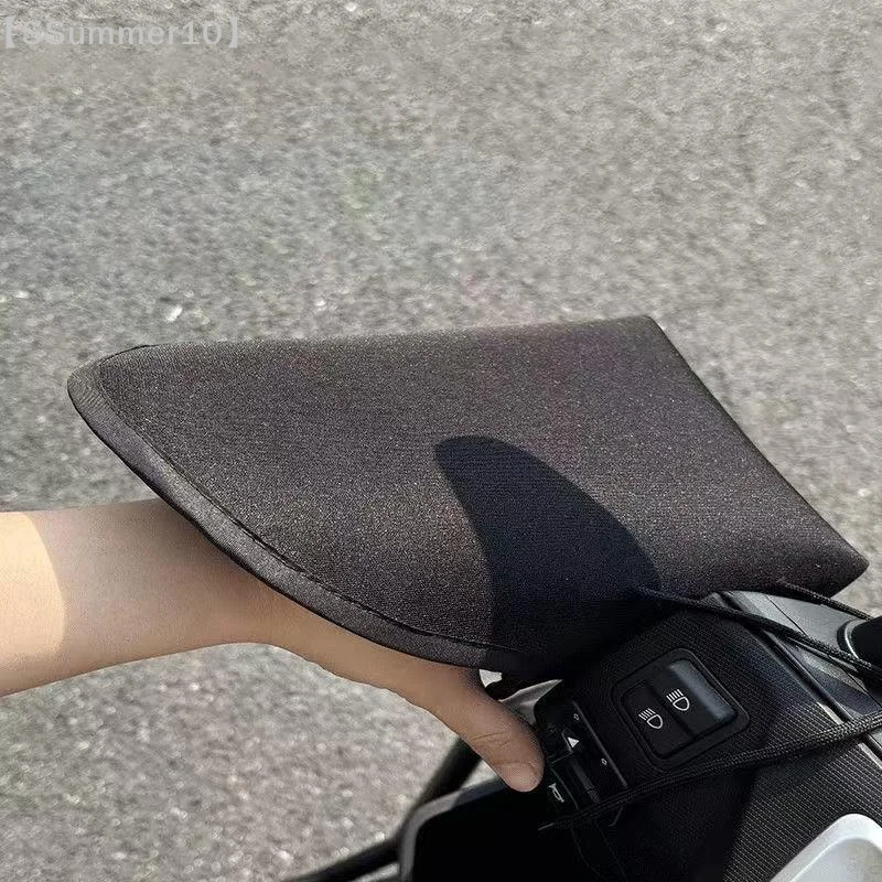 【SSummer10】1Pairs Motorcycle Handlebar Muffs Electric Bike Gloves Handlebar Sun Protection Hand Covers Mesh Riding Gloves【SS】 thumbnail 3