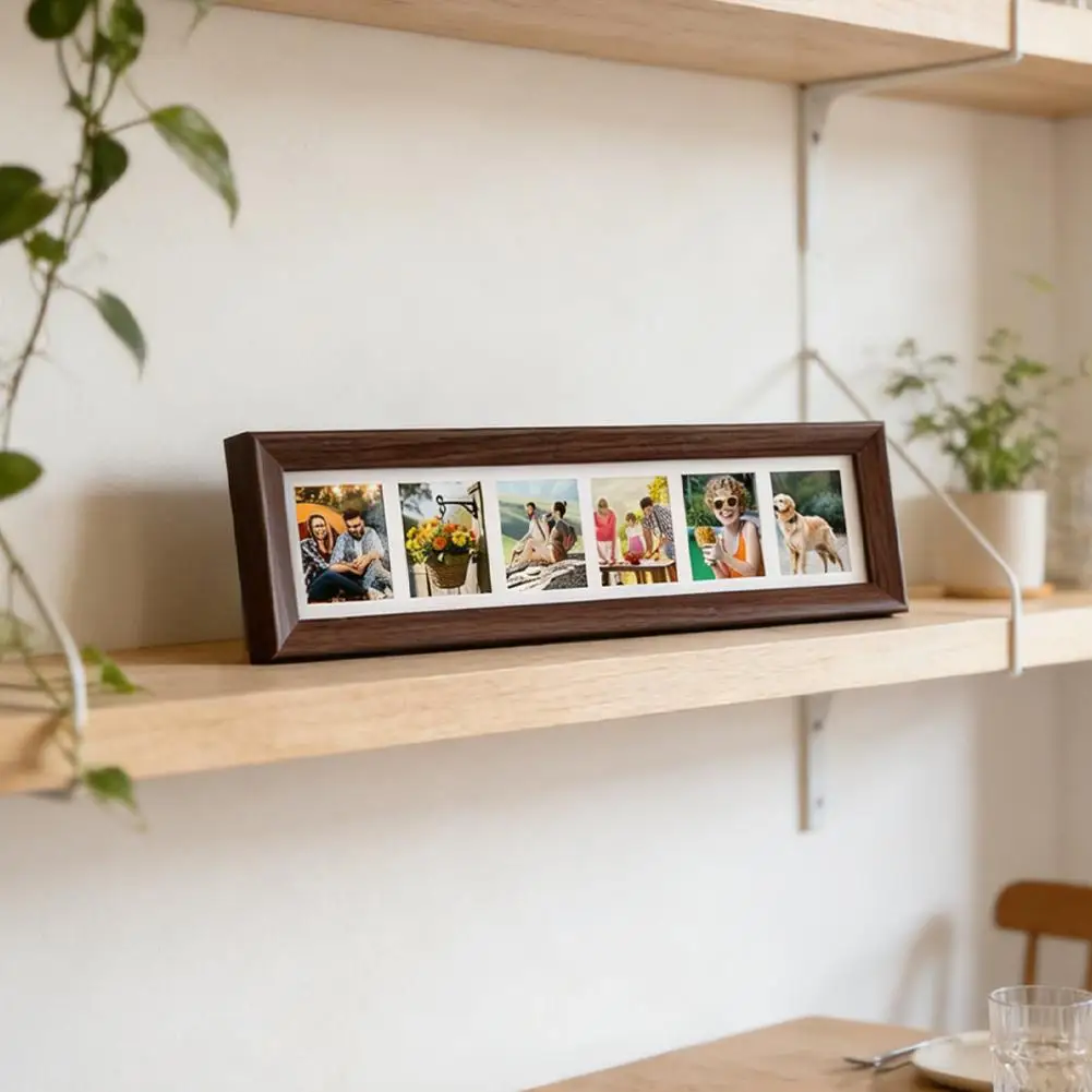 6-Opening Collage Picture Frame for Wall Decor Multi Photo Display Horizontal or Vertical Hanging Frames for Home Office thumbnail 4