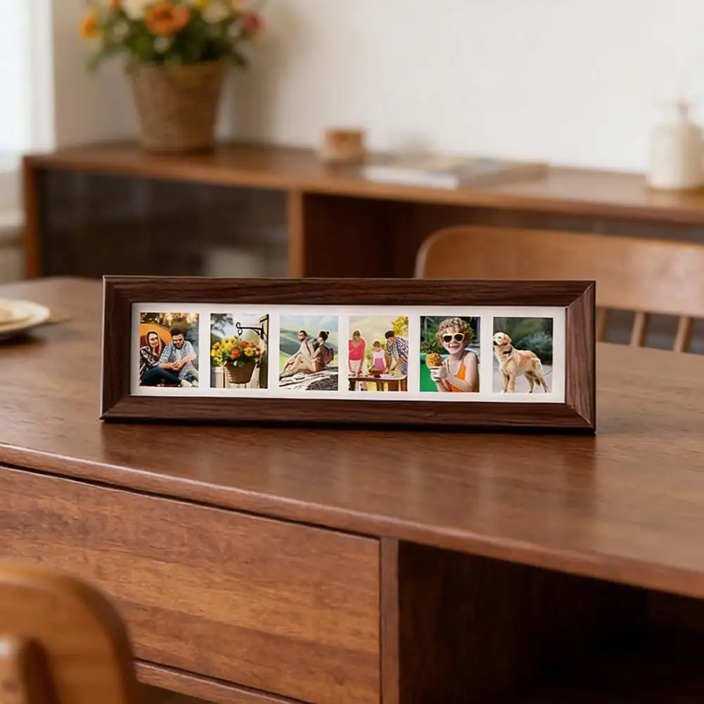 6-Opening Collage Picture Frame for Wall Decor Multi Photo Display Horizontal or Vertical Hanging Frames for Home Office thumbnail 3