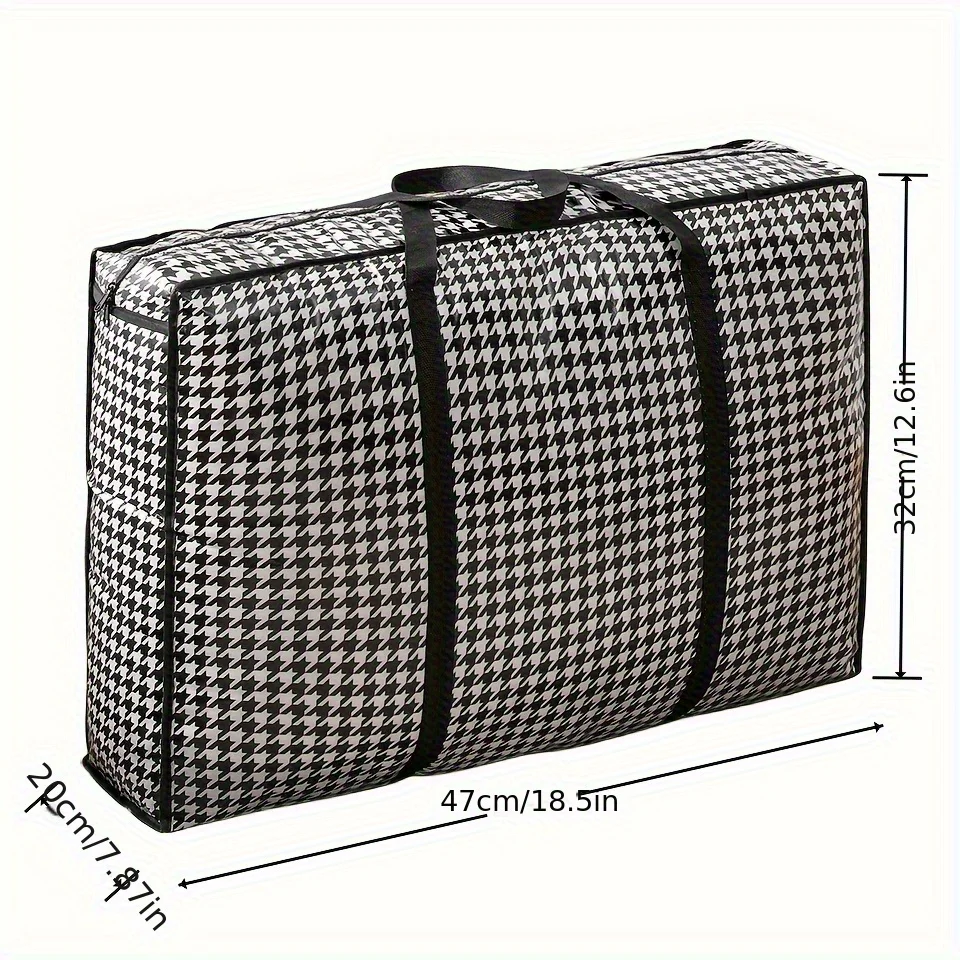 1pc Large Capacity Travel Duffel Bag, Lightweight Portable Organizer for Weekend Getaways Home Storage Luggage Travel Bag thumbnail 5