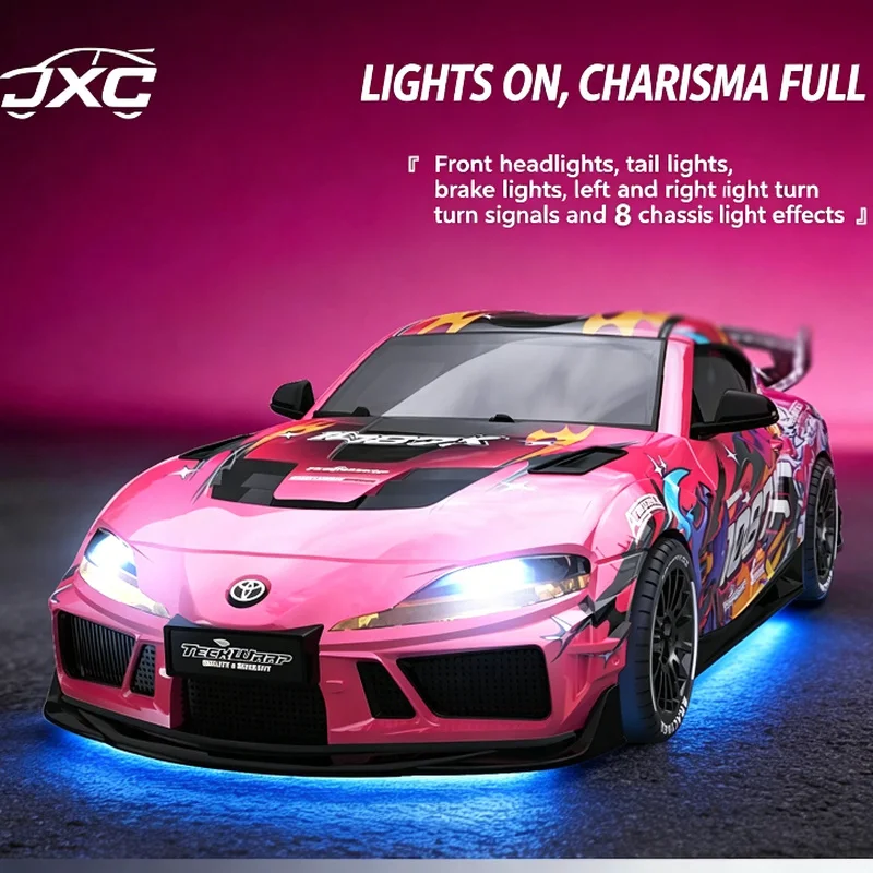 Rc Drift Car 1:43 Supra 1087X Mini Simulation Remote Control Racing Car 2.4G Track For Adult Hobby Vehicle JXC Toy for Kids thumbnail 5