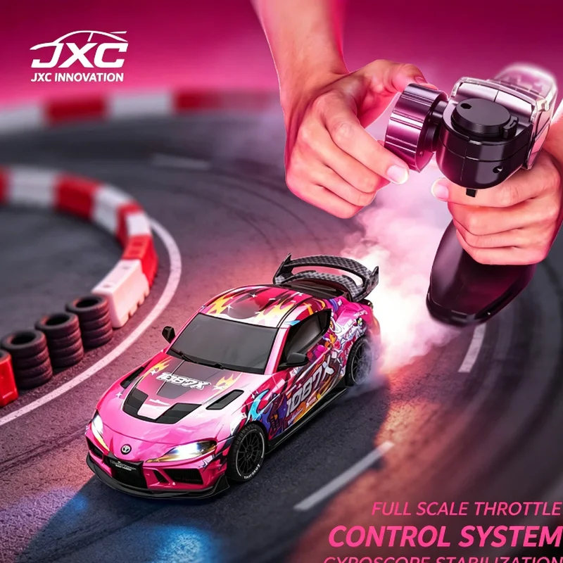 Rc Drift Car 1:43 Supra 1087X Mini Simulation Remote Control Racing Car 2.4G Track For Adult Hobby Vehicle JXC Toy for Kids thumbnail 4