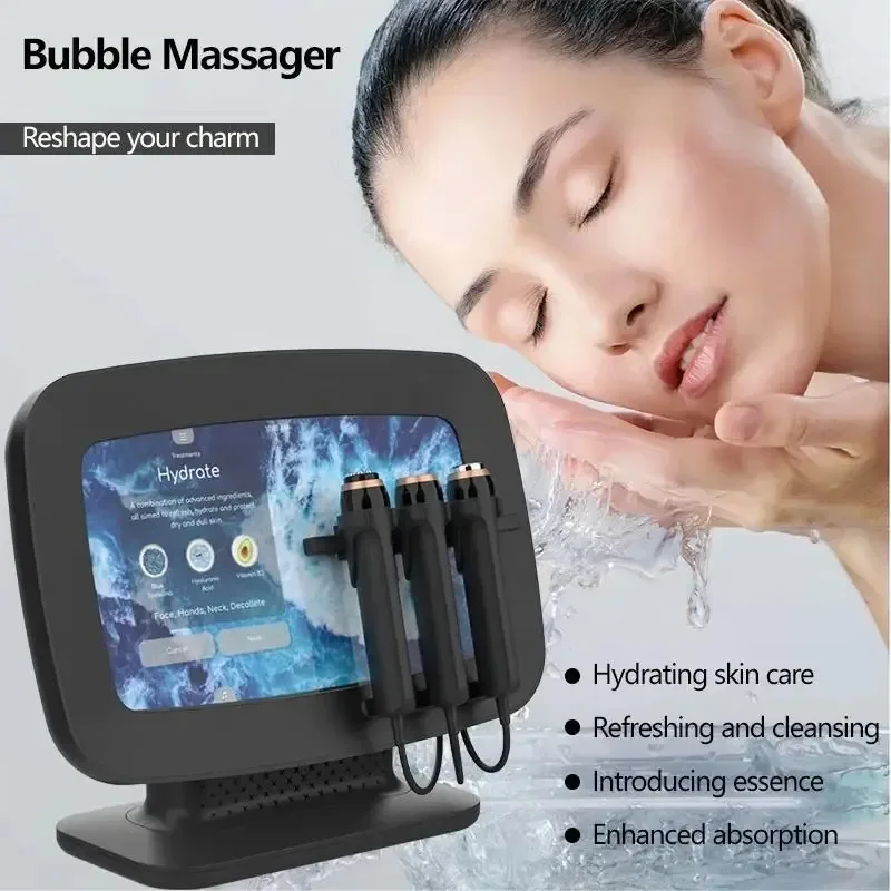 High Quality 3 in 1 CO2 Bubble Oxygenation Pods Facial Skin Care Skin Tightening Oxygen Jet Therapy Machine thumbnail 6