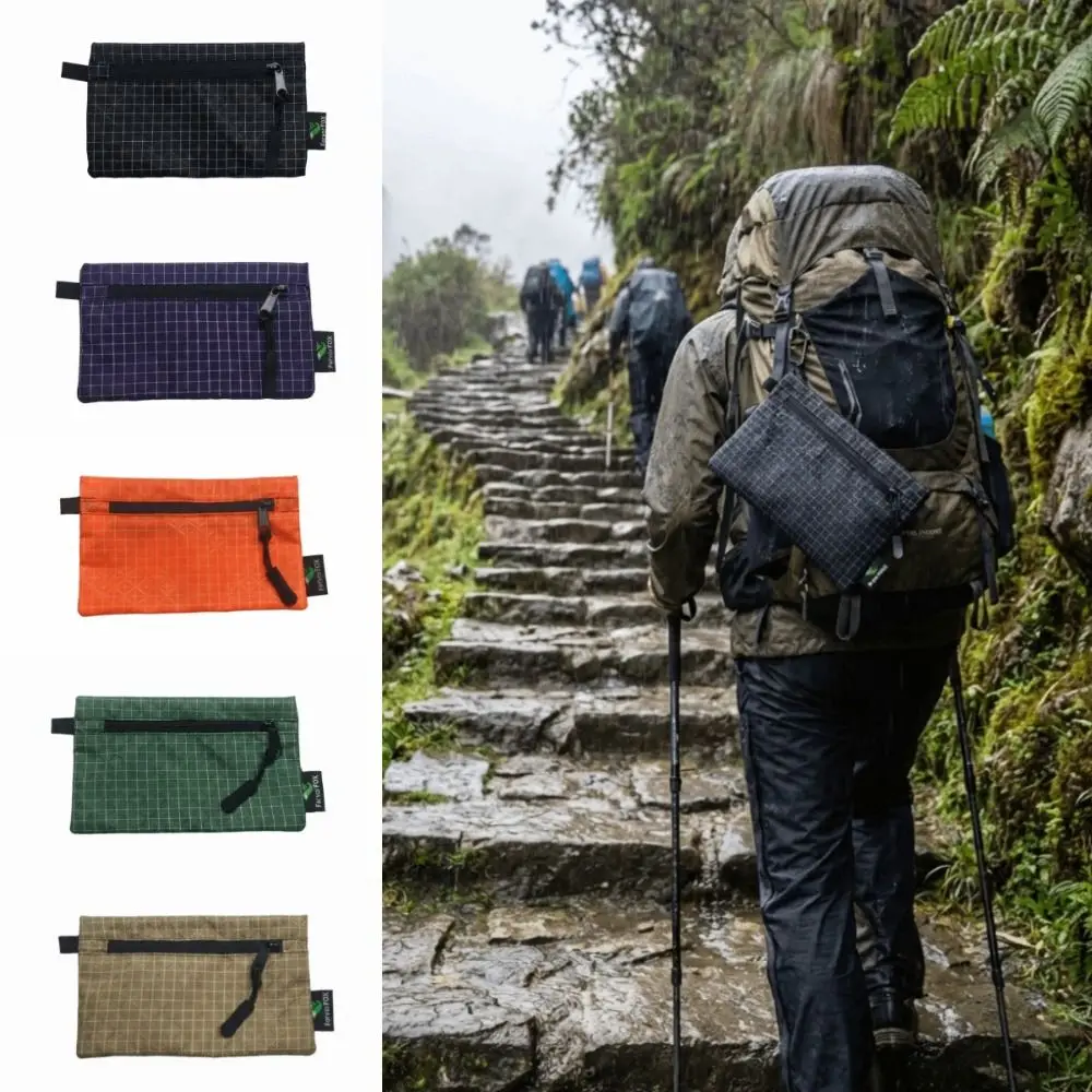 Portable Lightweight Outdoor Storage Bag Waterproof Zipper Key Card Wallet ‌Wear Resistant Coin Purse Cash Bag Fishing thumbnail 2