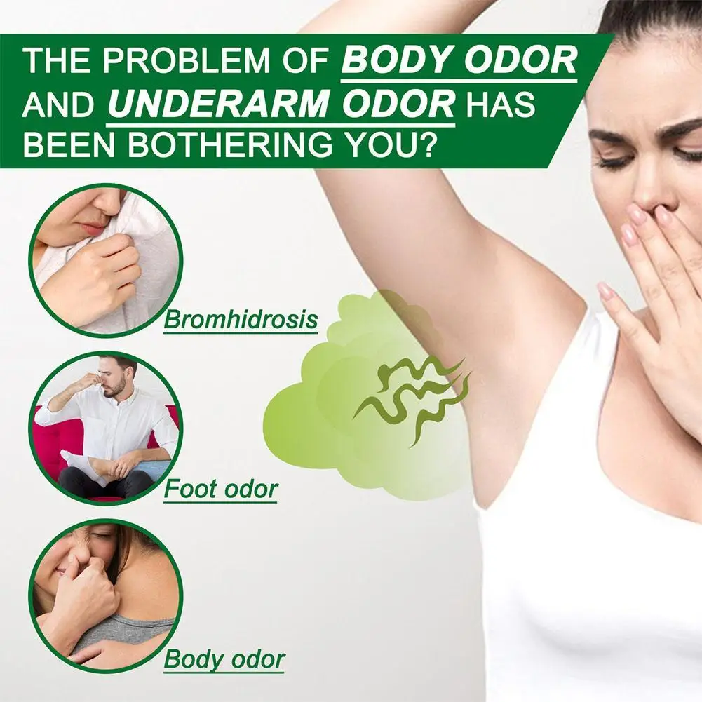 20PCS Armpit Odor Removal Cream Underarm Bad Smell Sweating Removal For Man Woman Body Refreshing Lasting Aroma Skin Care thumbnail 3