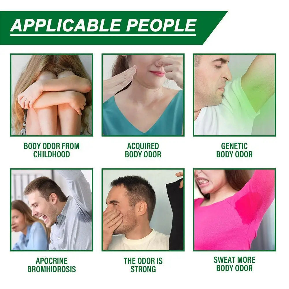 20PCS Armpit Odor Removal Cream Underarm Bad Smell Sweating Removal For Man Woman Body Refreshing Lasting Aroma Skin Care thumbnail 5