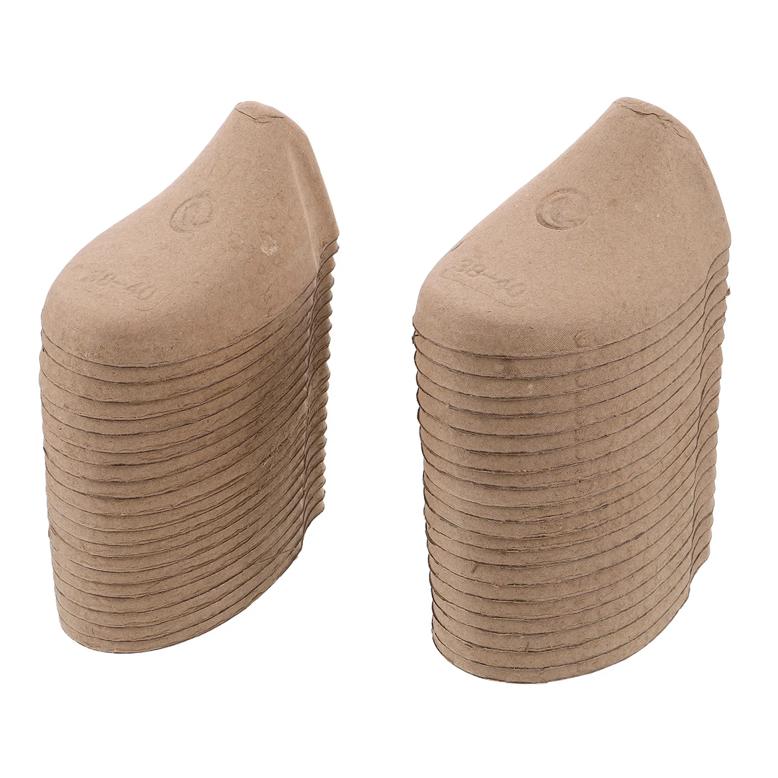 20Pairs Paper Pulp Shoe Tree Inserts Reusable Boot Shaper Anti-Crease Protector for Men Women Sneakers Mules Golf Boots thumbnail 4
