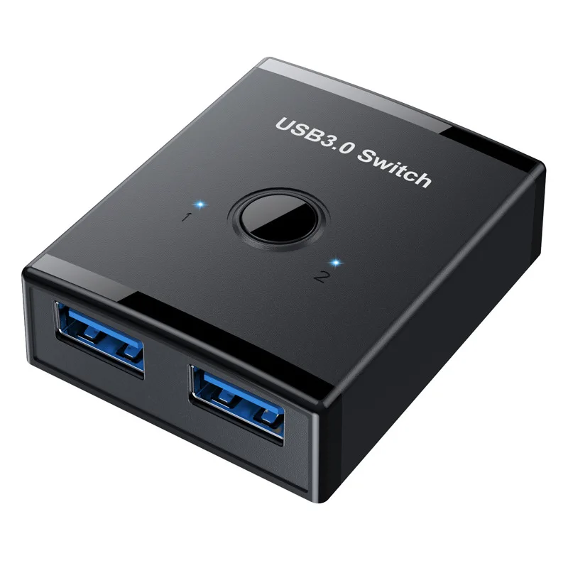 USB3.0 Switch 1x2/2x1 USB Hub Bidirectional USB3.0 Switcher USB 3.0 Extender Shared Controller for PC  Computer Notebook thumbnail 6