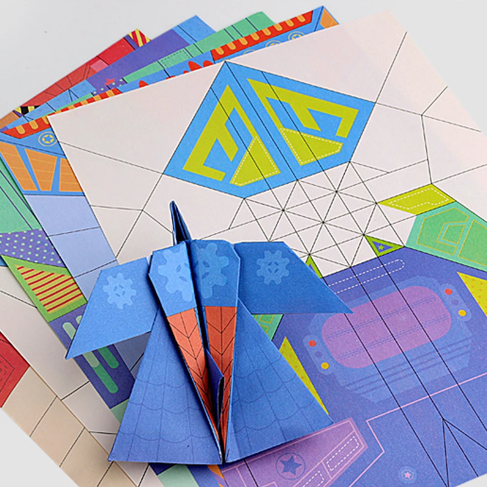 36Pcs Children Origami Paper Planes Folding DIY Full Color Handicraft Toy Aircraft Educational Toy Birthday Gift Party Favors thumbnail 5