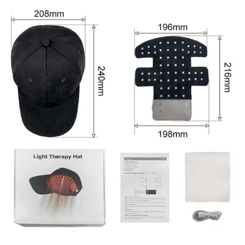 LED Red Light Therapy Cap Hair Growth Helmet Diode LaserHat Light Therapy Cap for Hair Regrowth and Hair Loss Treatment thumbnail 6